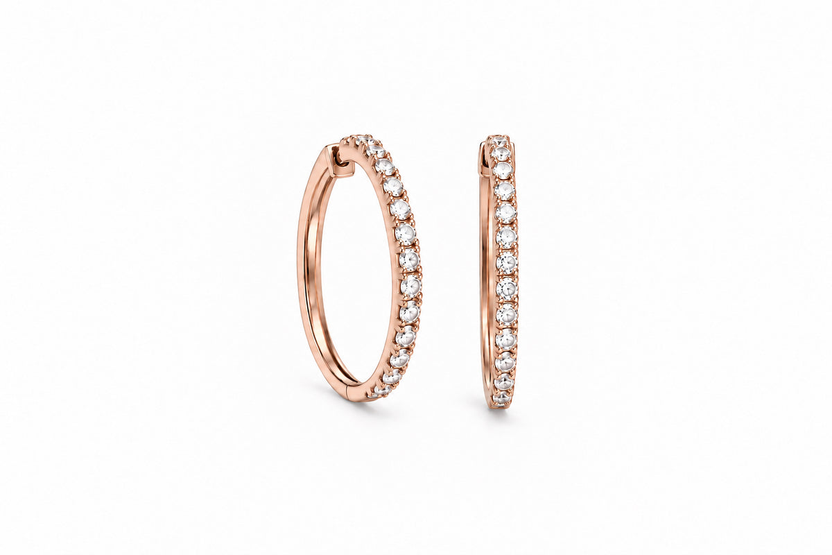 Oval shape Hoops