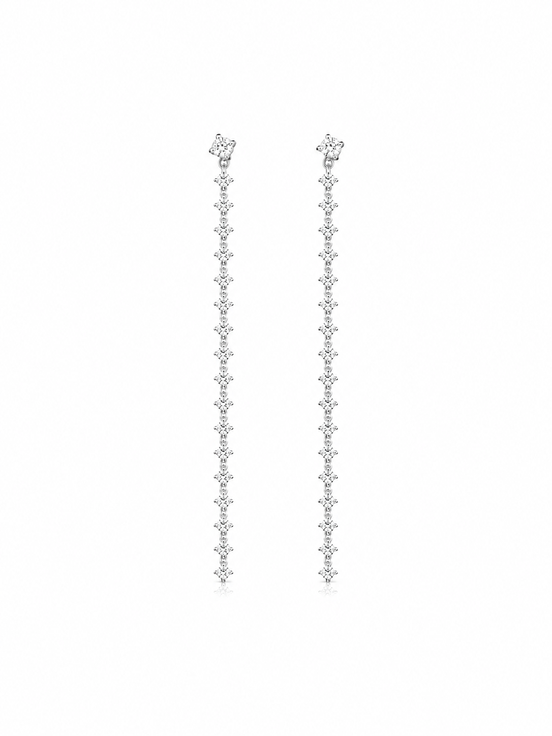 Diamond Line Earrings
