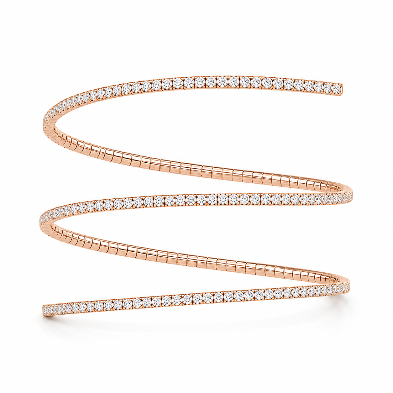 Triple Spiral Bangle