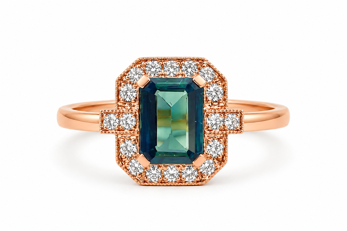 Retro Groene Ring