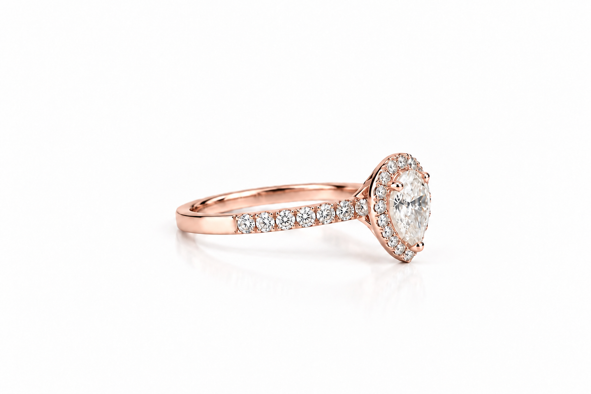 Signature Pear Diamond Ring