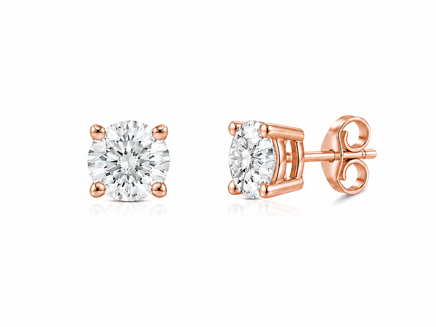 Diamond Solitaire Studs - 0.40ct