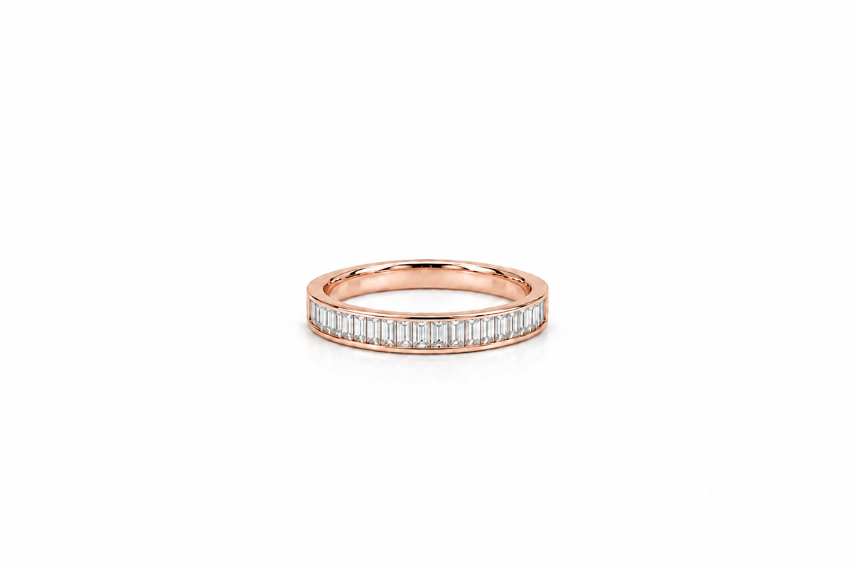 Baguette Channel Diamond Ring