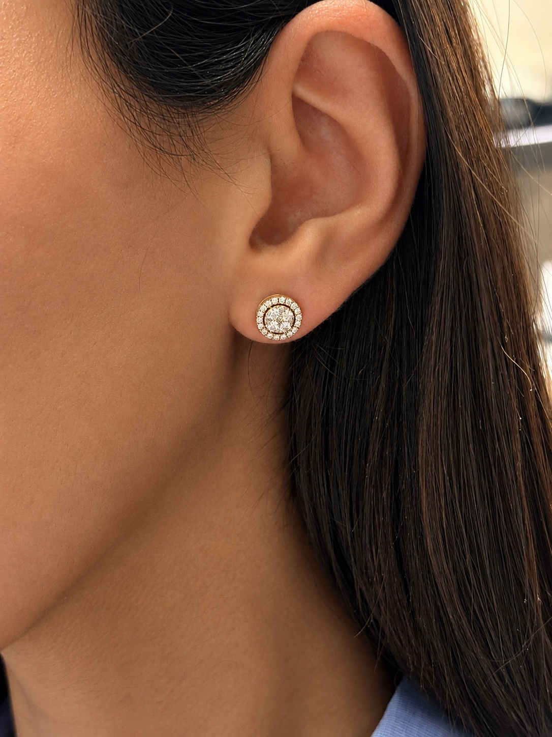 Puces d'oreilles grappe XL