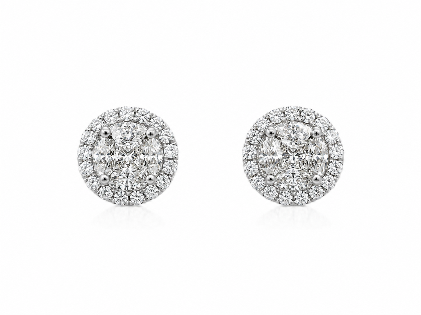 Classic Diamond Stud Earrings