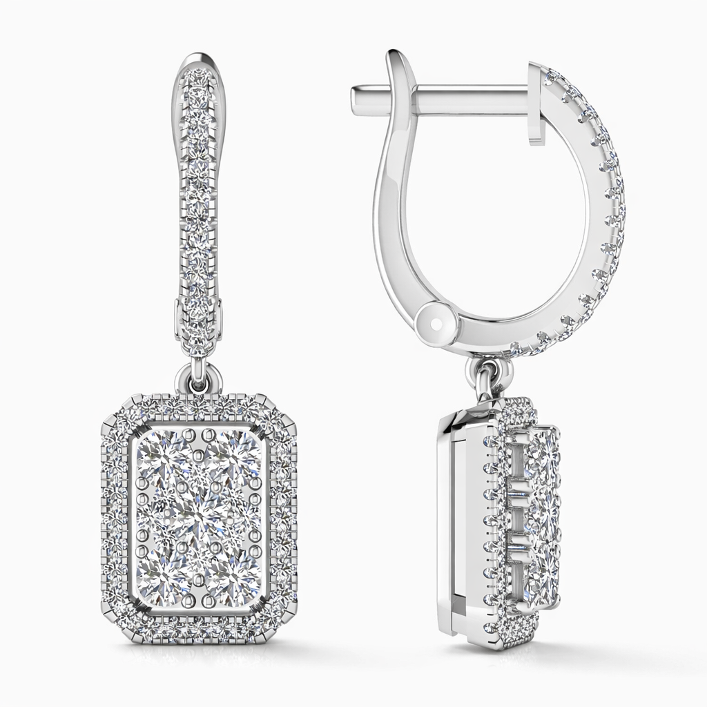 Éclat Diamond Drop Earrings