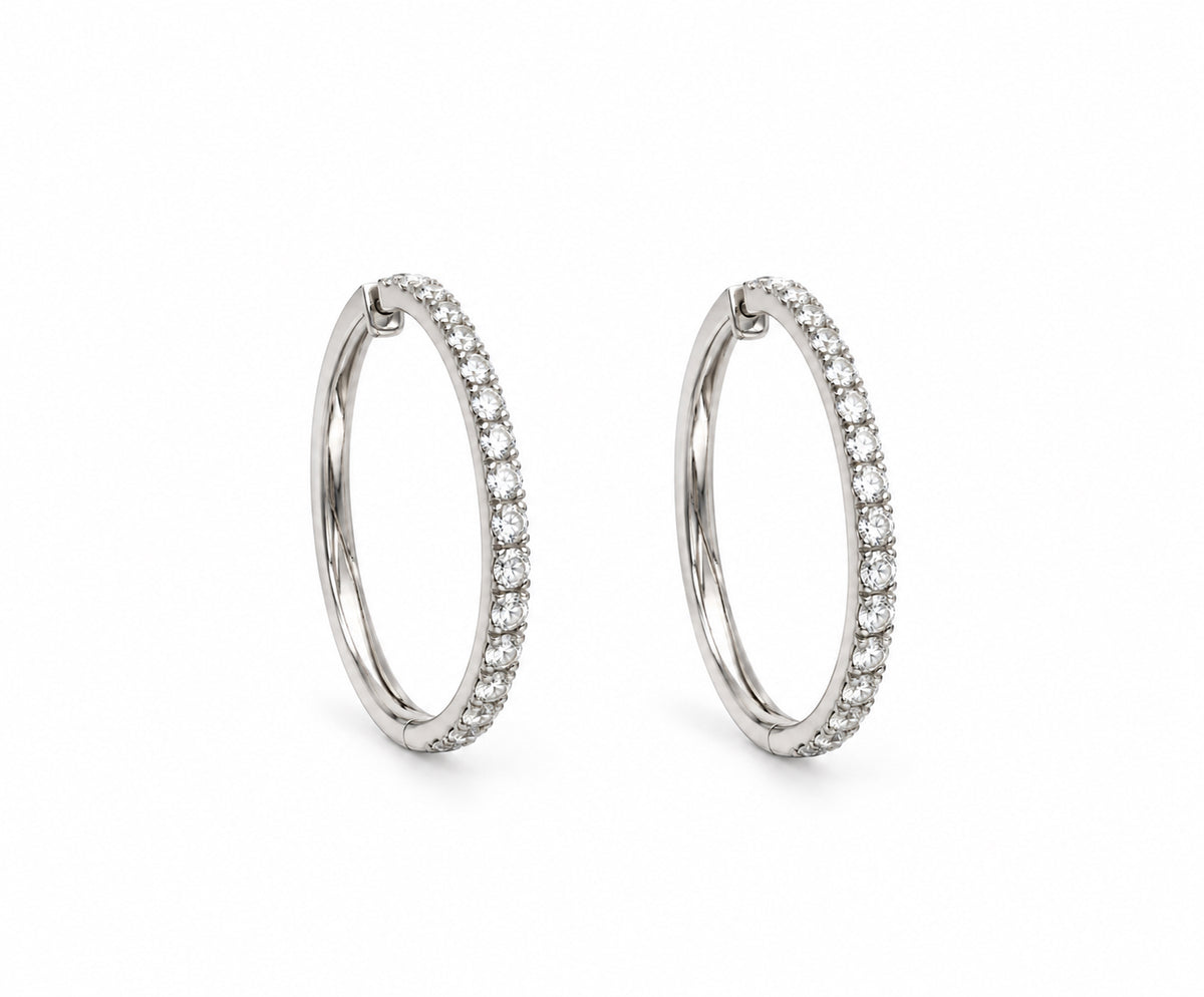 Oval shape Hoops
