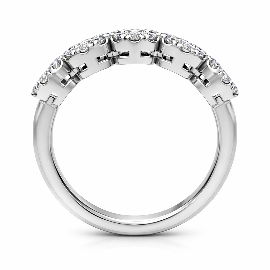 Small Five star ring