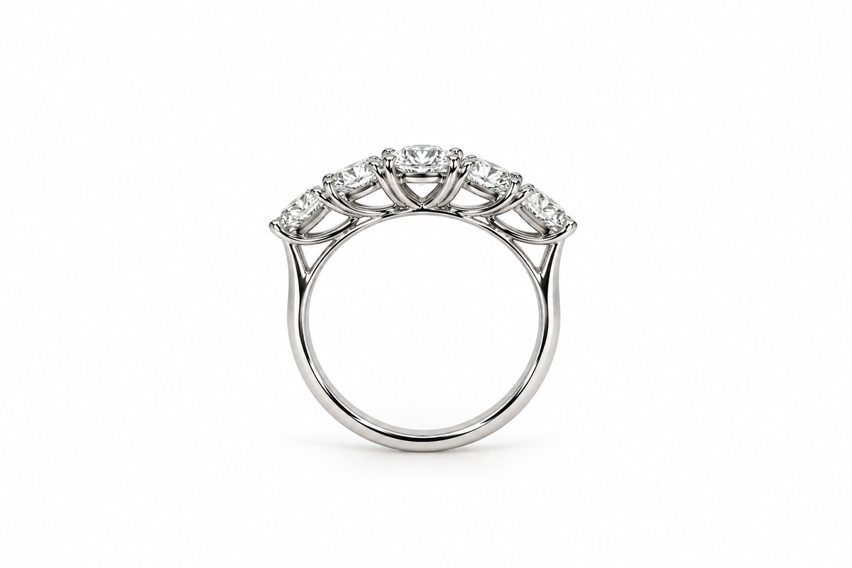 Five Stone Diamond Ring-2.50ct
