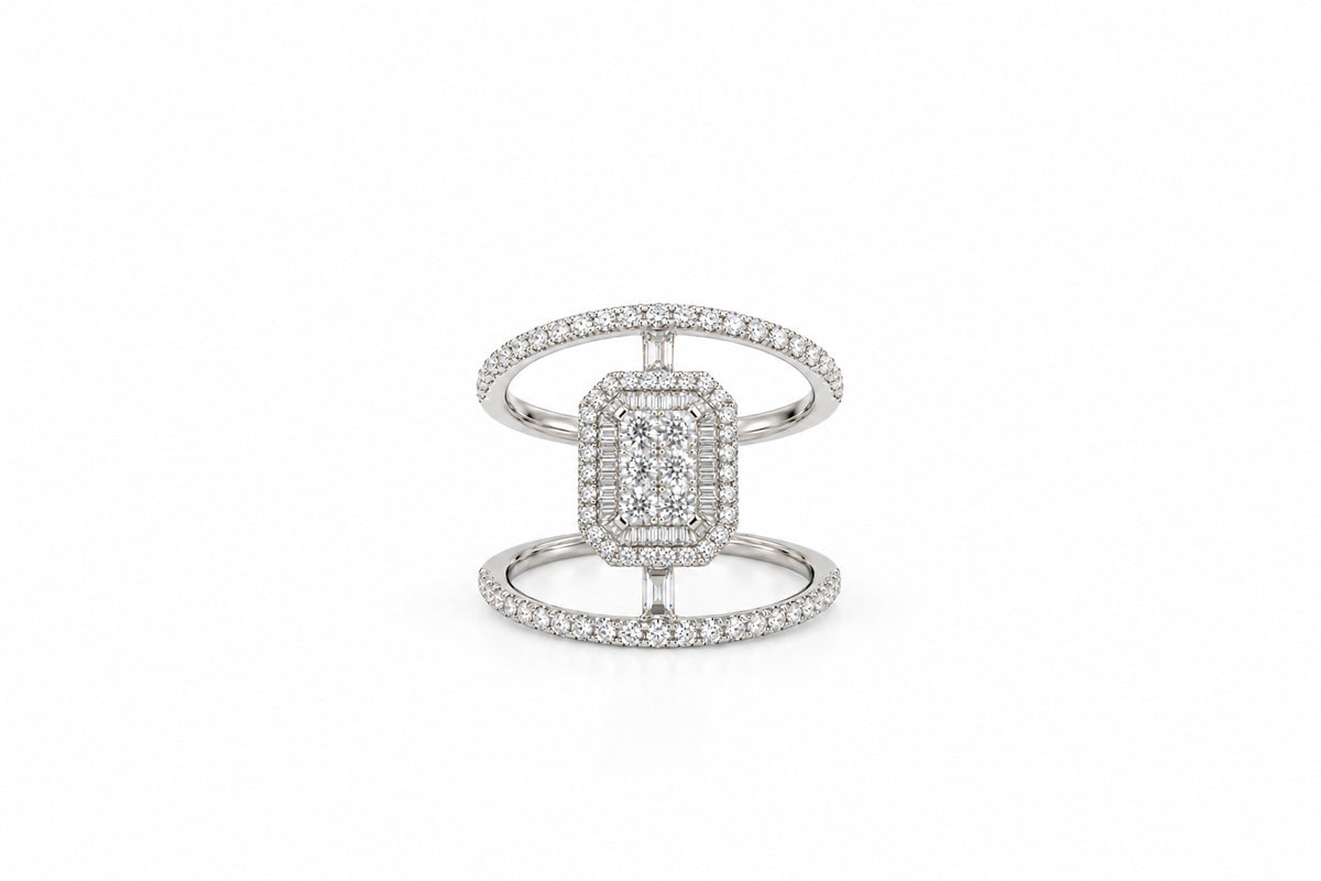 The Radiant Frame Ring