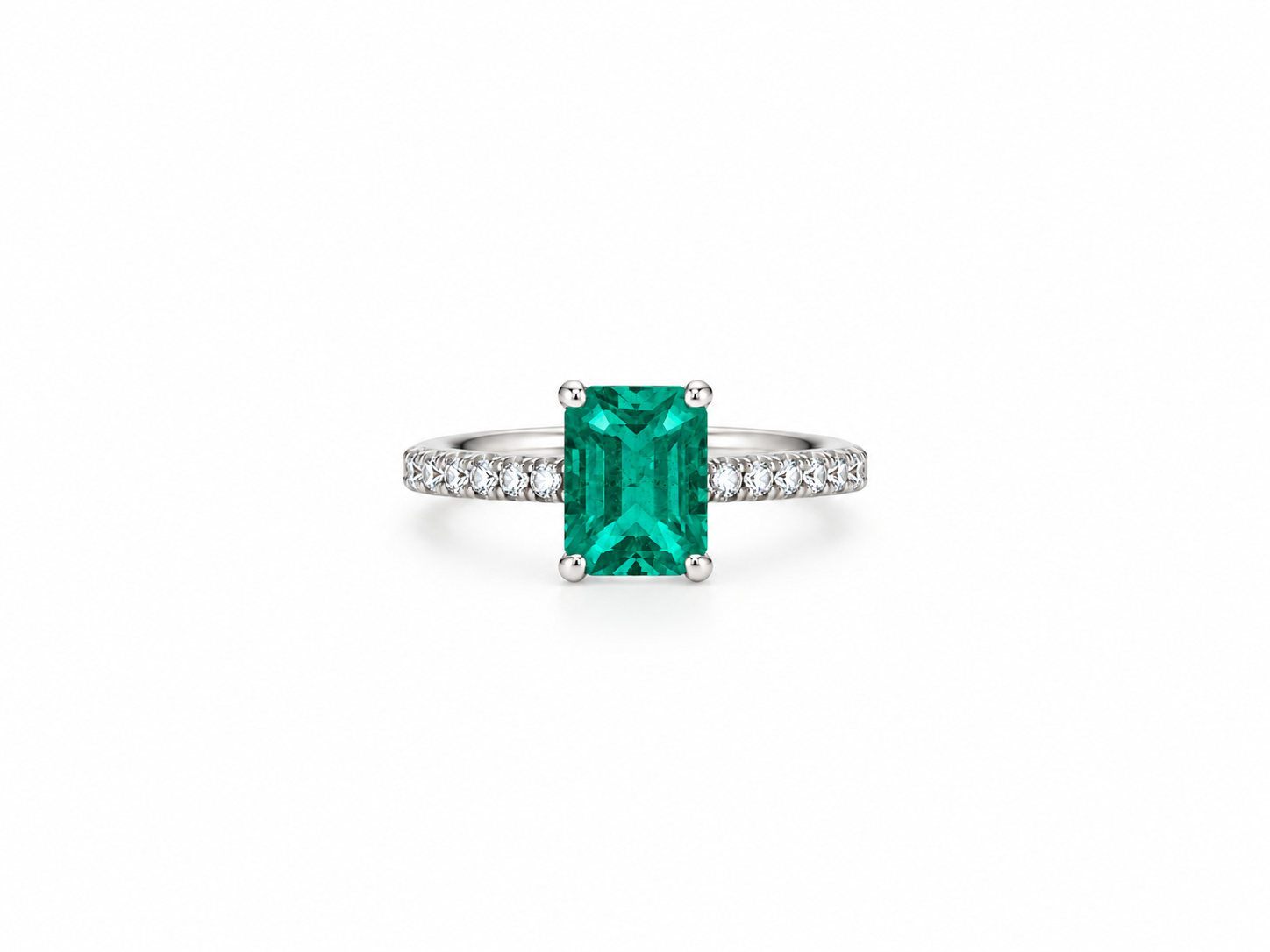 Emerald Solitaire Ring