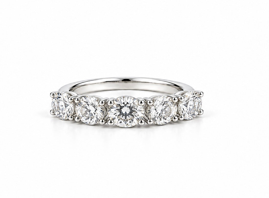 Five Stone Diamond Ring-2.50ct