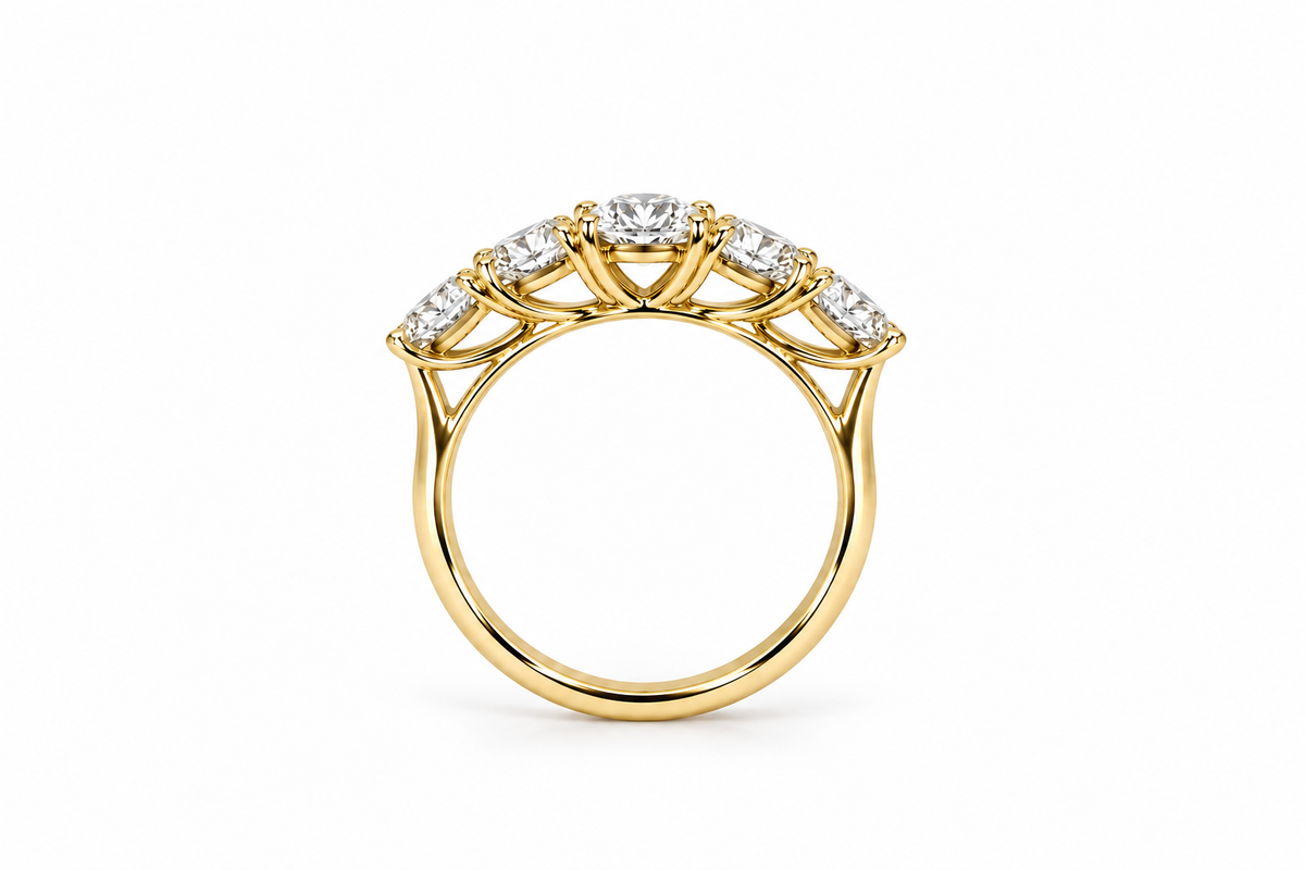 Five Stone Diamond Ring-2.50ct