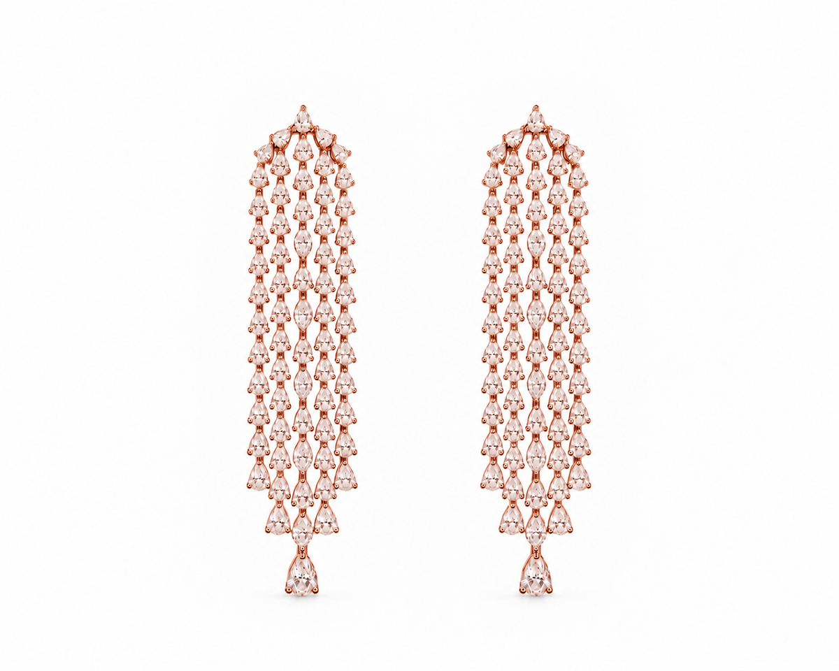 Cascade Diamond Earrings