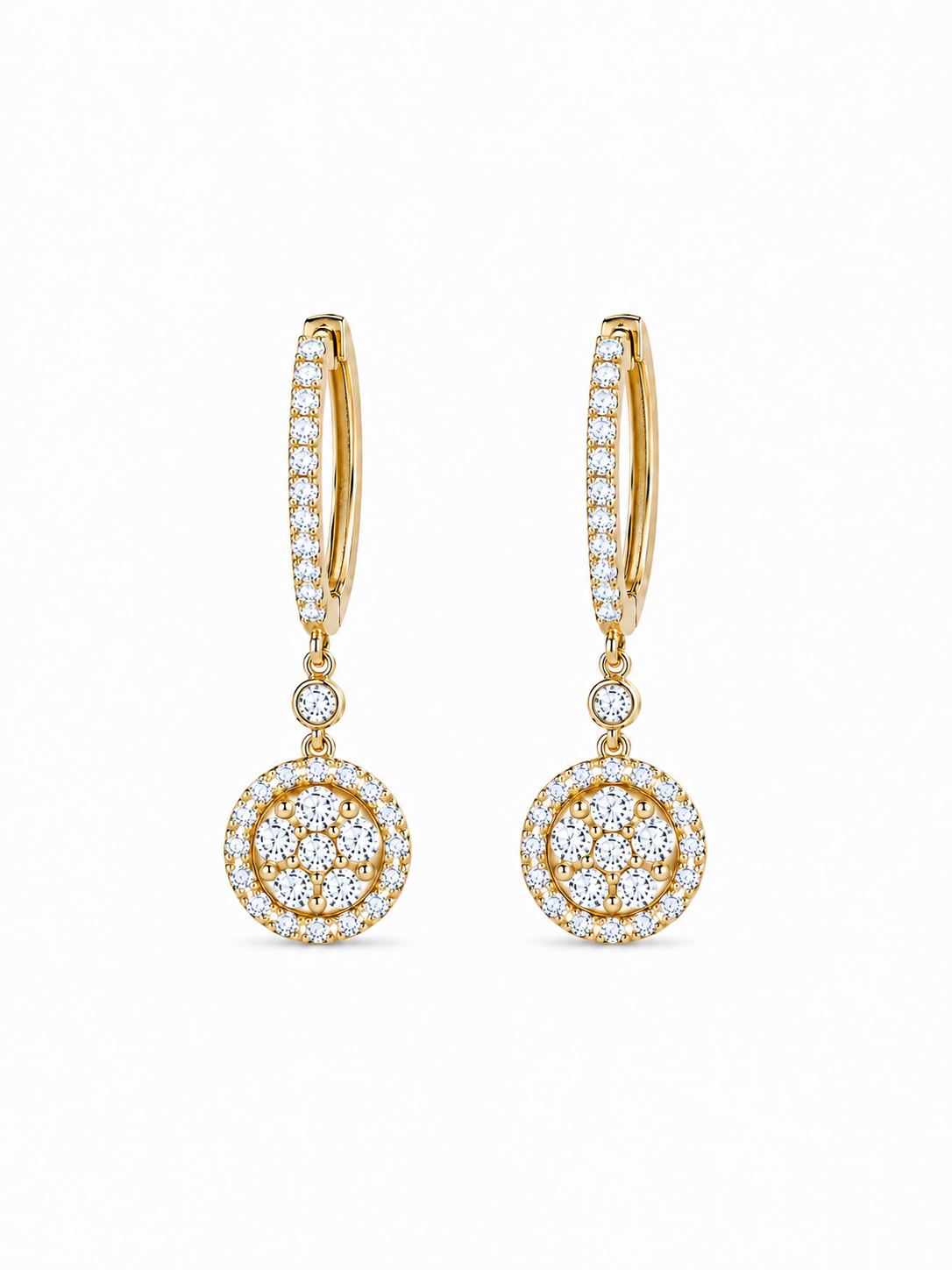 Diamond Circle Drops