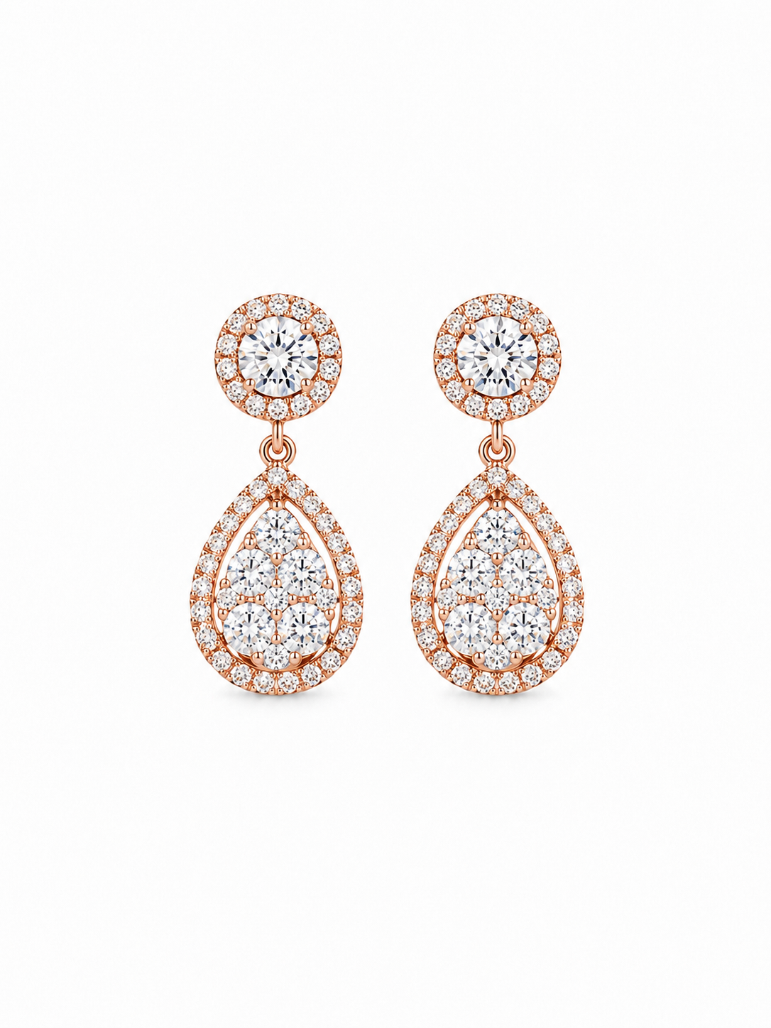 Diamond Teardrop Earrings