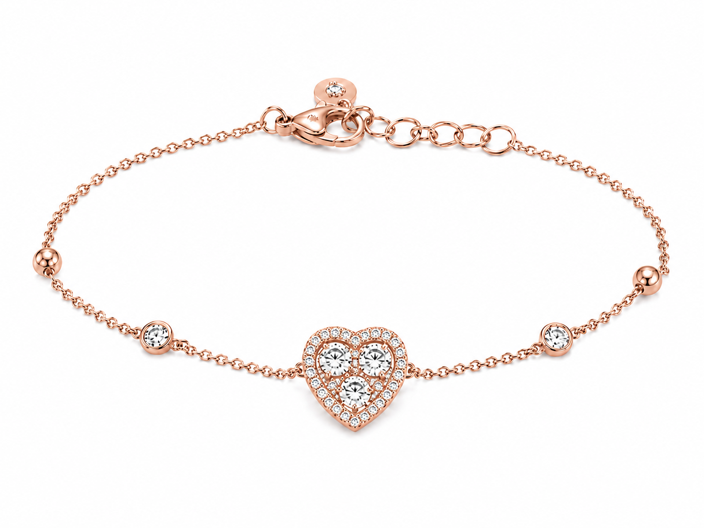 Heart Diamond Bracelet
