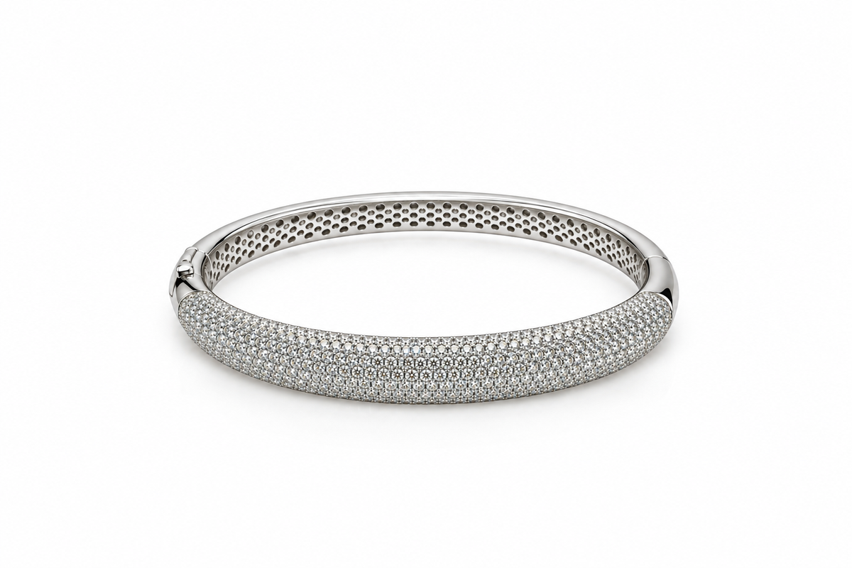 Pavé Diamond Bangle