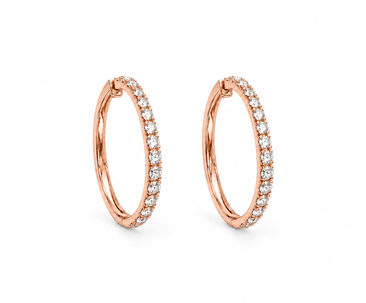 Oval shape Hoops