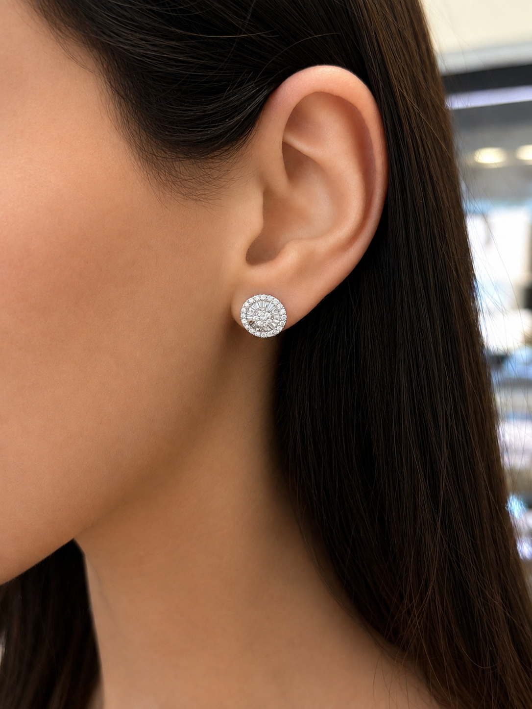 Puces d'oreilles miroir