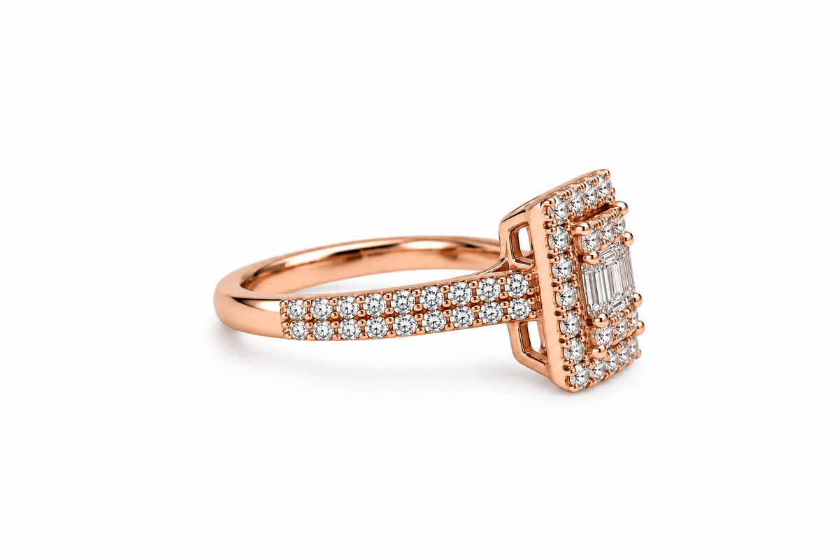 Emerald Diamond Ring