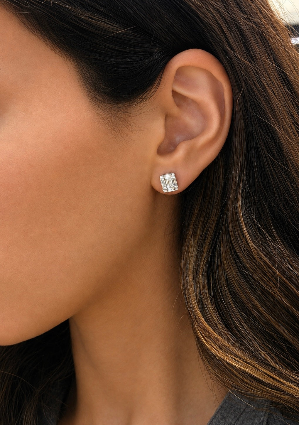 Les boucles d'oreilles Illusion XL