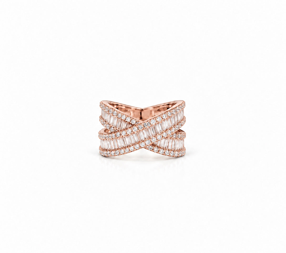 The Interlace Diamond Ring