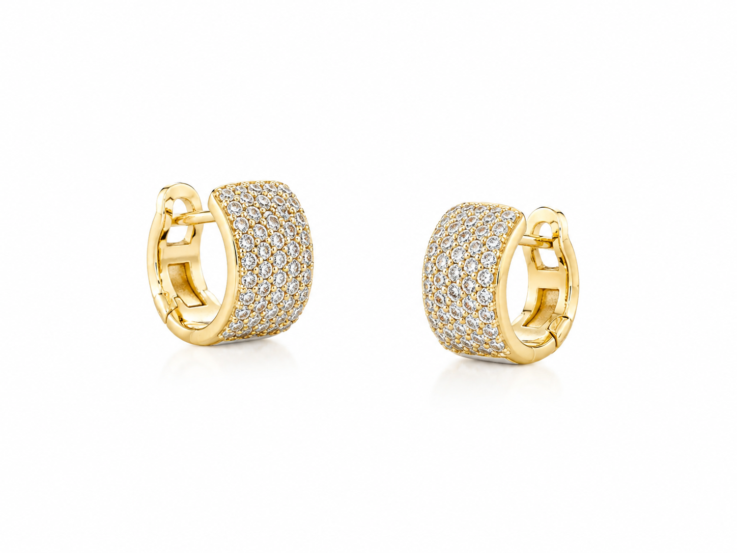 Diamond Pavé Hoops