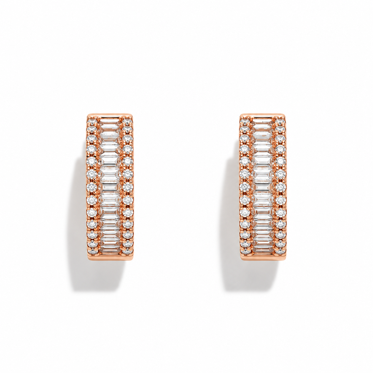 Baggio Diamond Hoop Earrings 0.50ct - 18K Gold