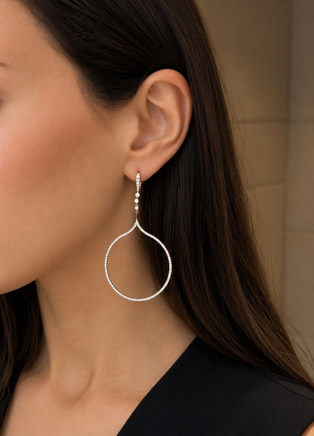 Open Drop Earring