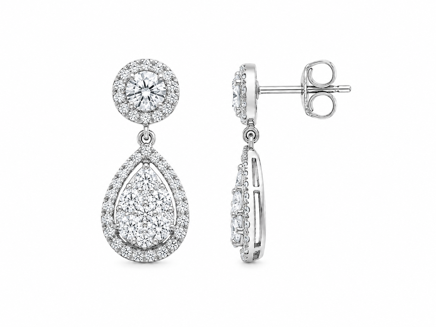 Diamond Teardrop Earrings