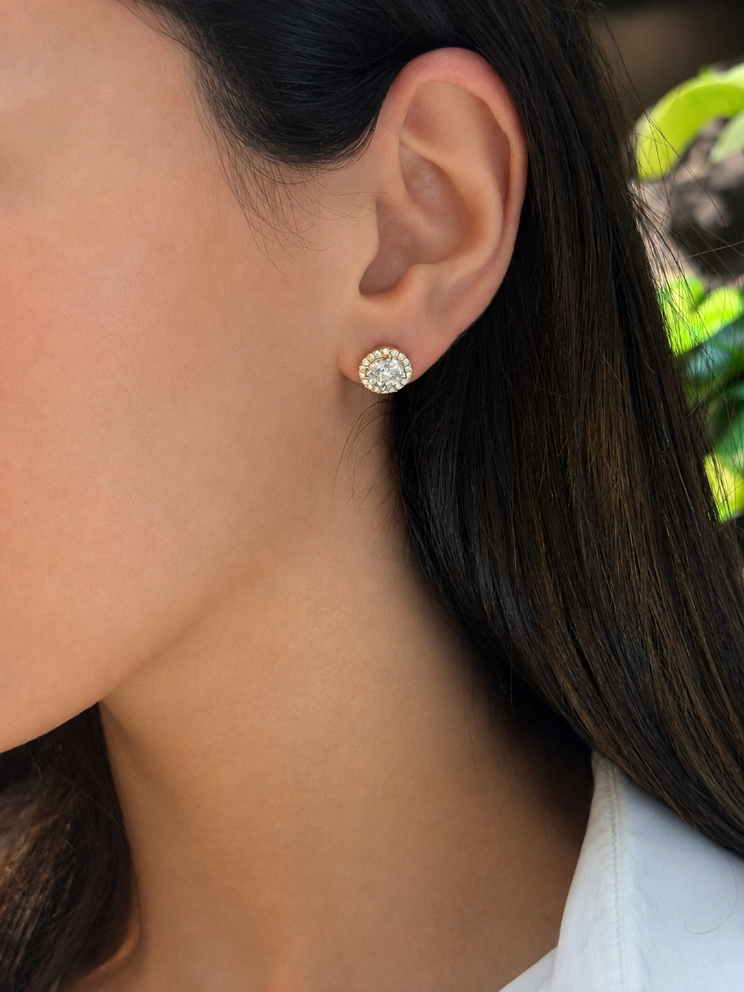 Classic Diamond Stud Earrings