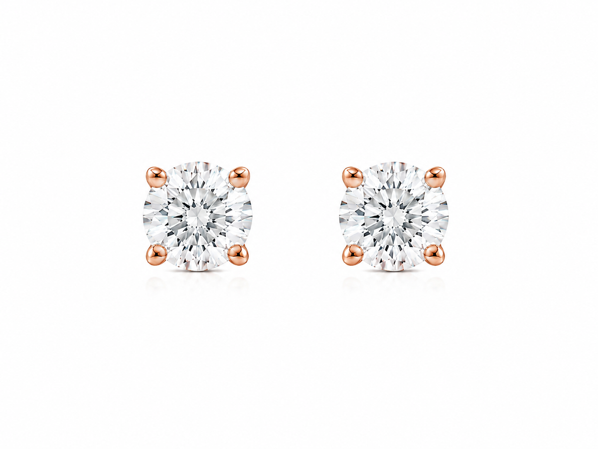Diamond Solitaire Studs - 0.40ct