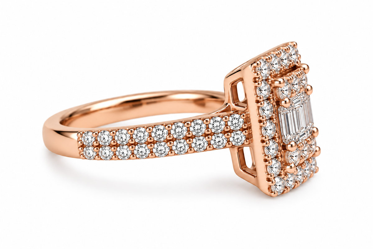 Emerald Diamond Ring