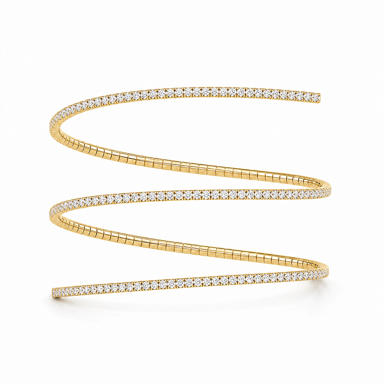 Triple Spiral Bangle