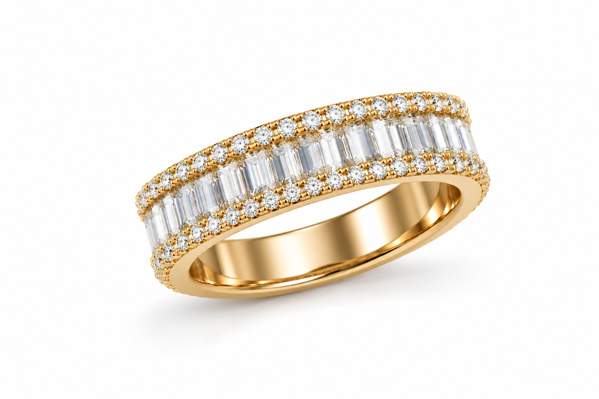 Bagio Baguette Ring- 1.30ct