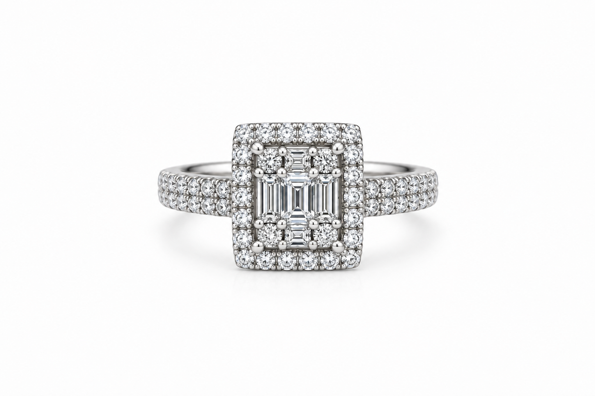 Emerald Diamond Ring