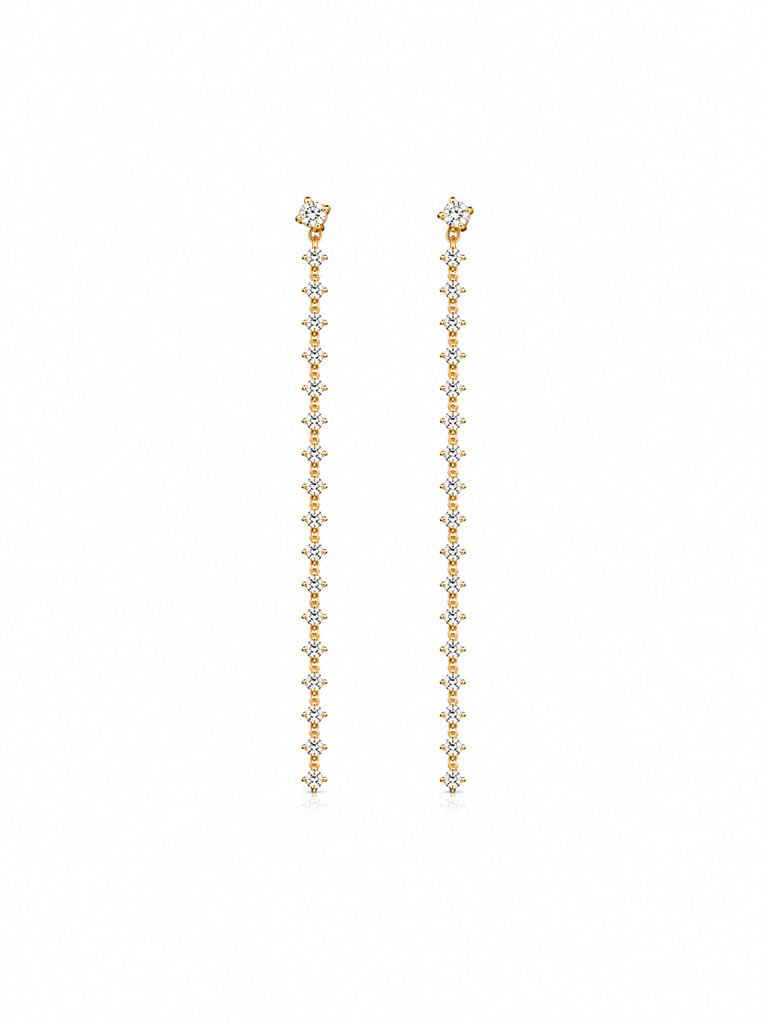 Diamond Line Earrings