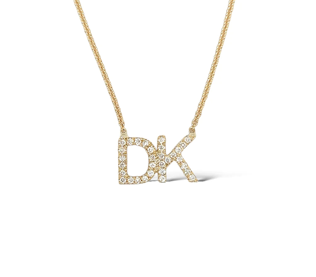 Double Initial Necklace