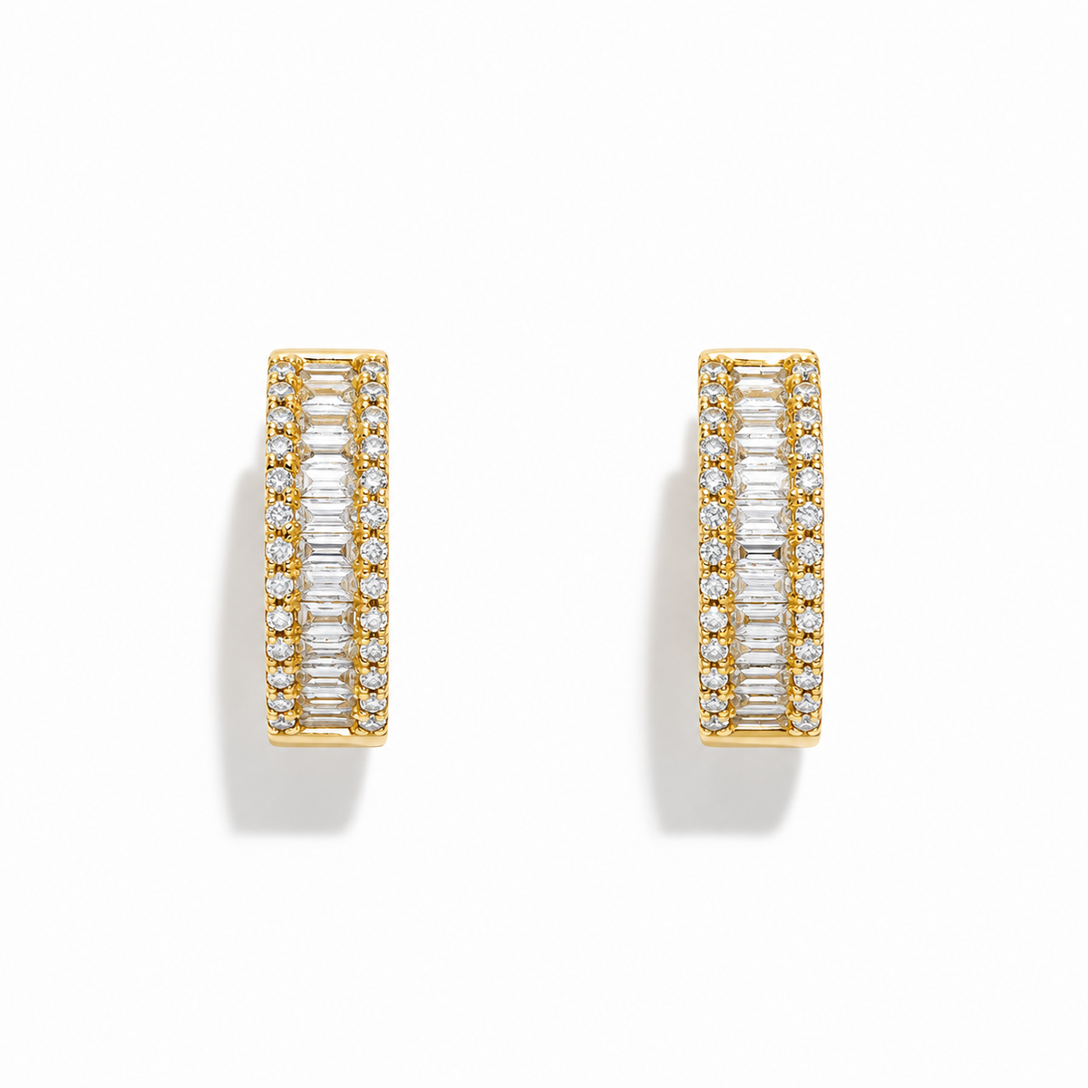 Baggio Diamond Hoop Earrings 0.50ct - 18K Gold