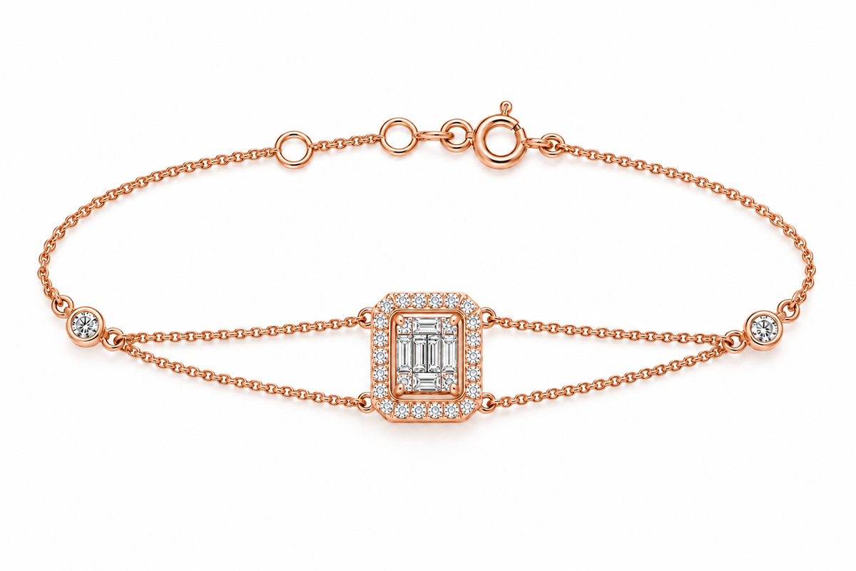 Emerald Diamond Bracelet