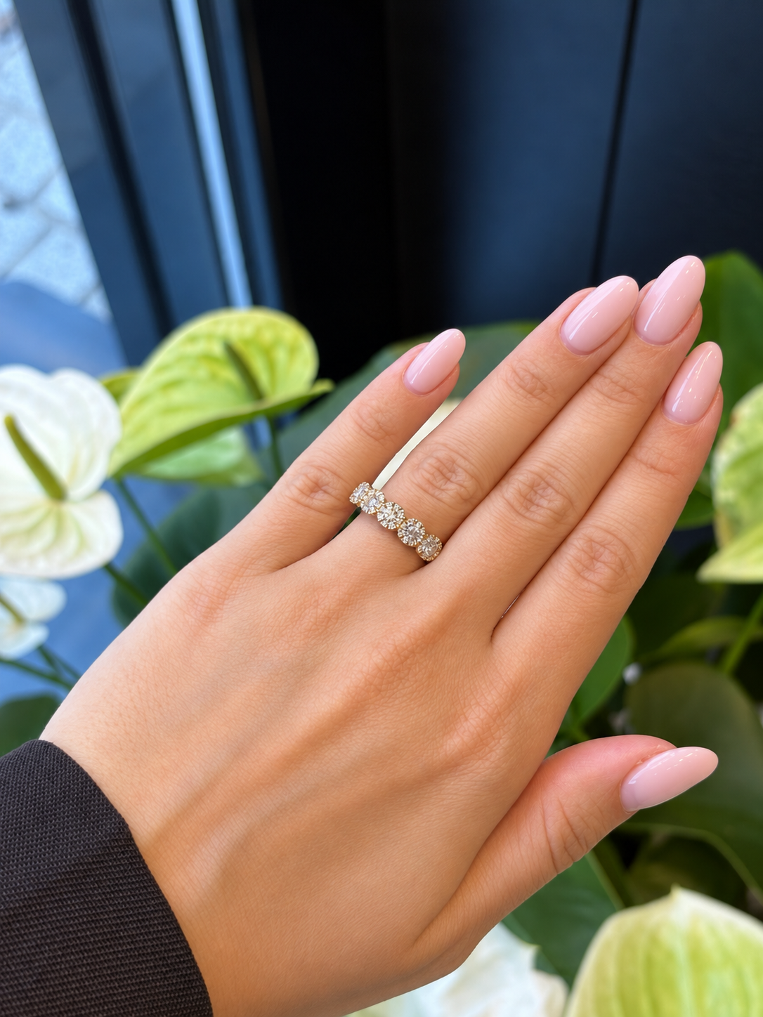 Bague petite étoile à cinq branches