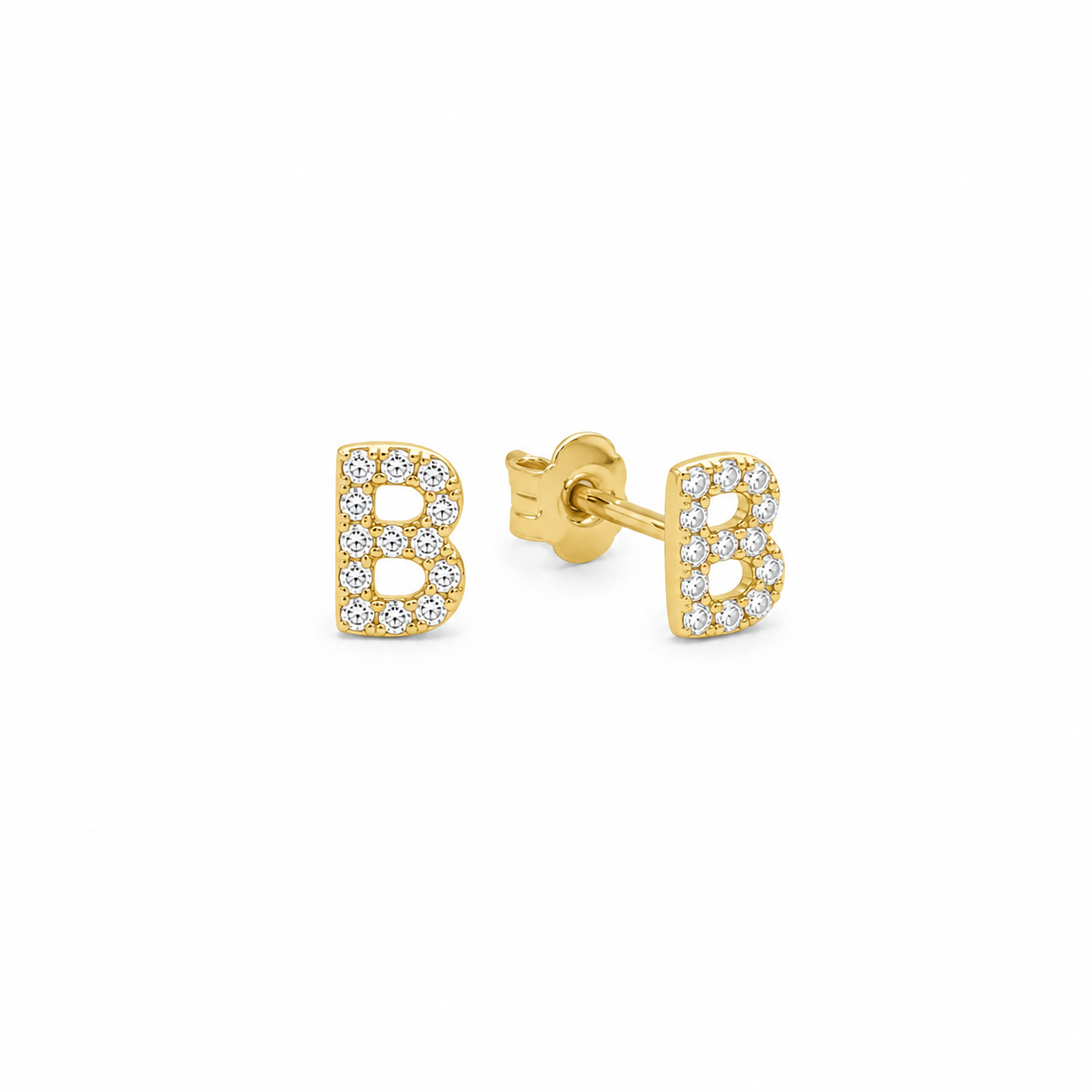Boucles d'oreilles initiales