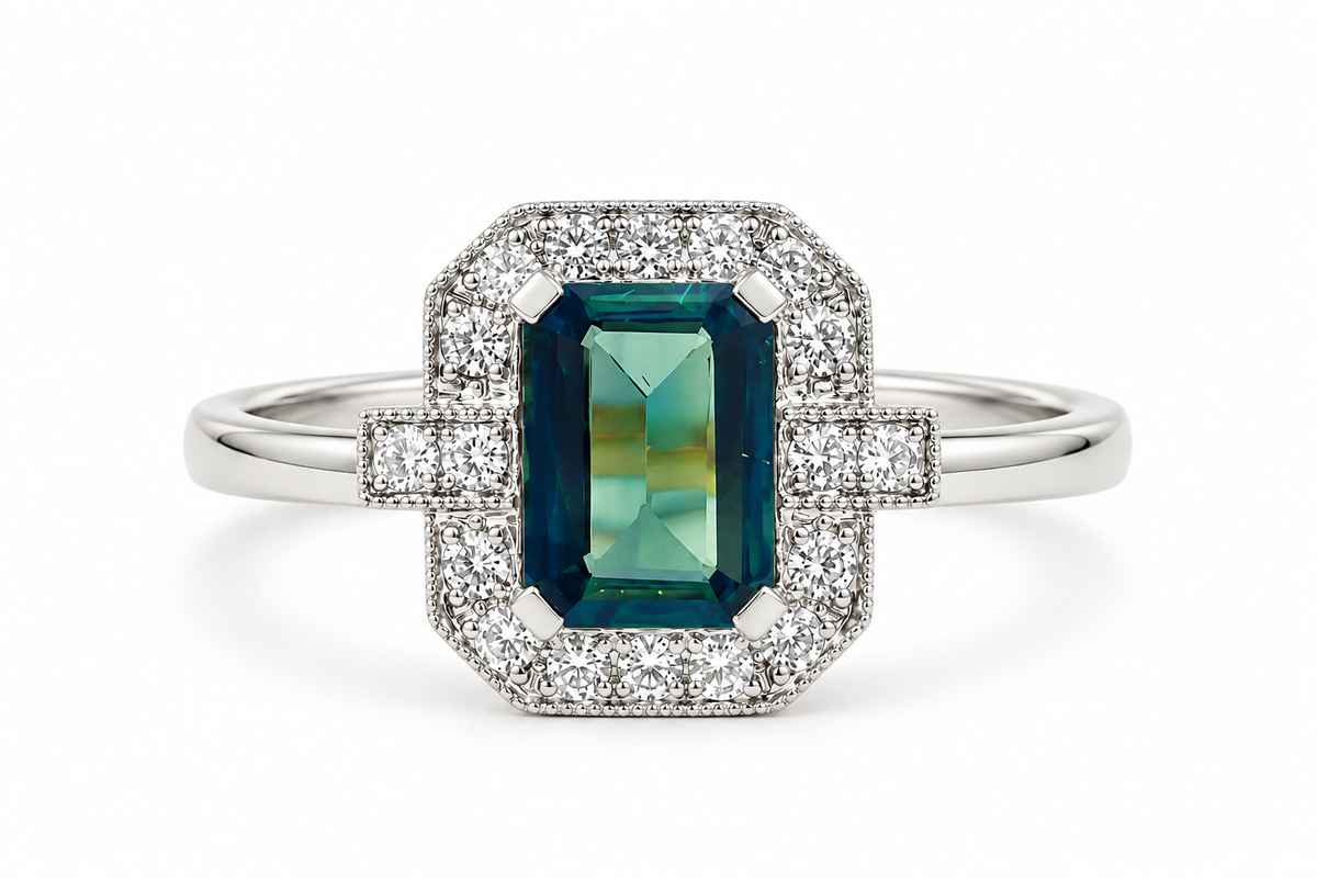 Retro Groene Ring
