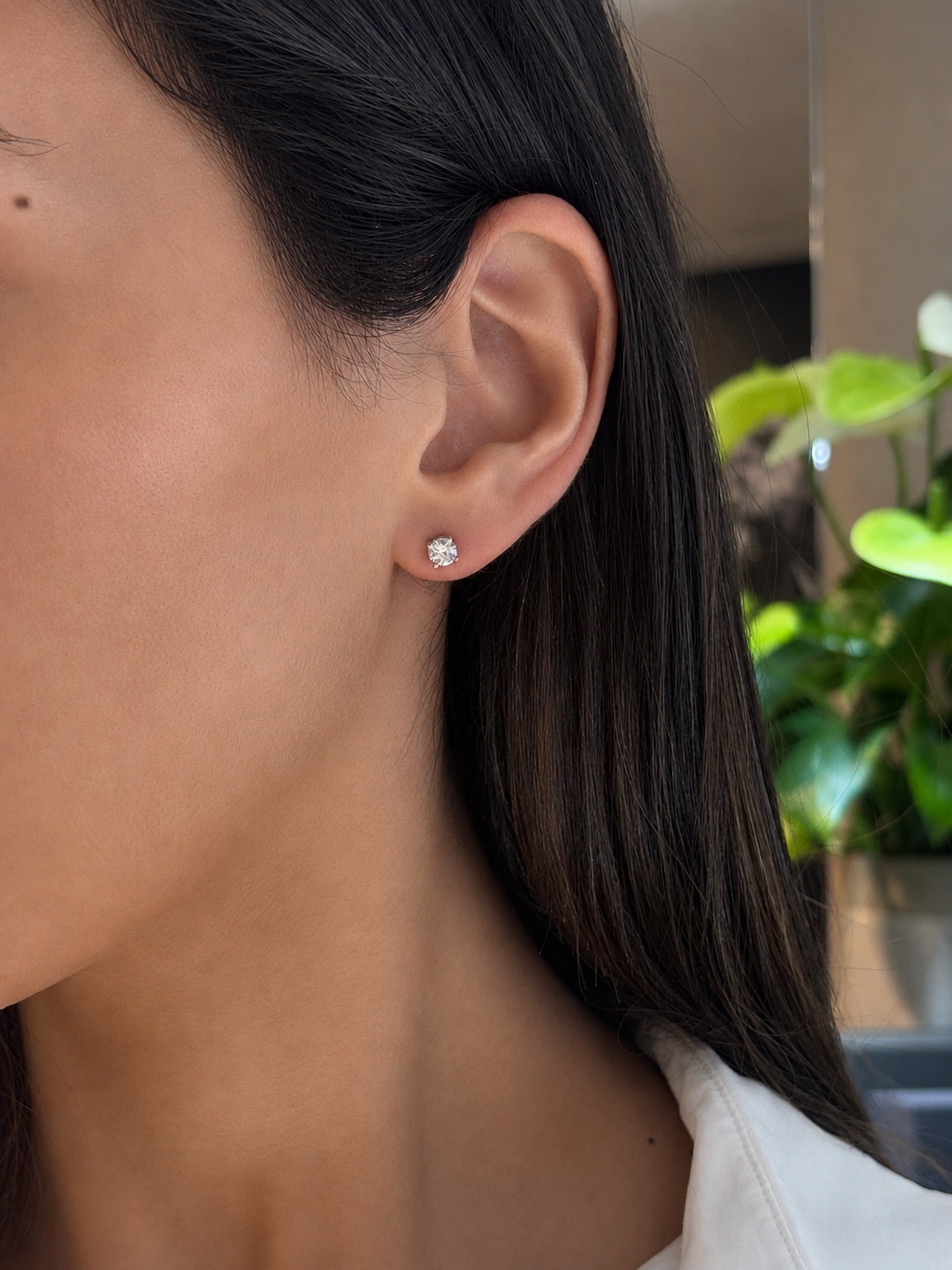 Diamond Solitaire Studs - 0.40ct