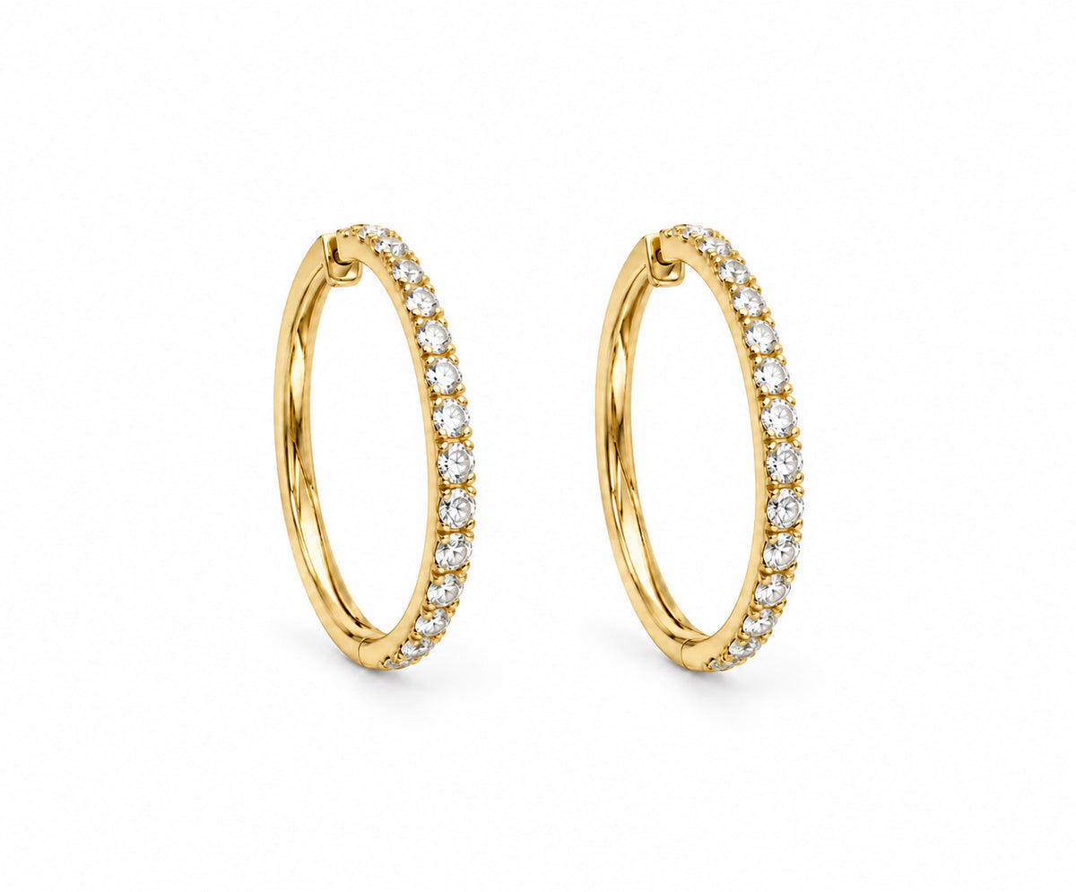 Oval shape Hoops