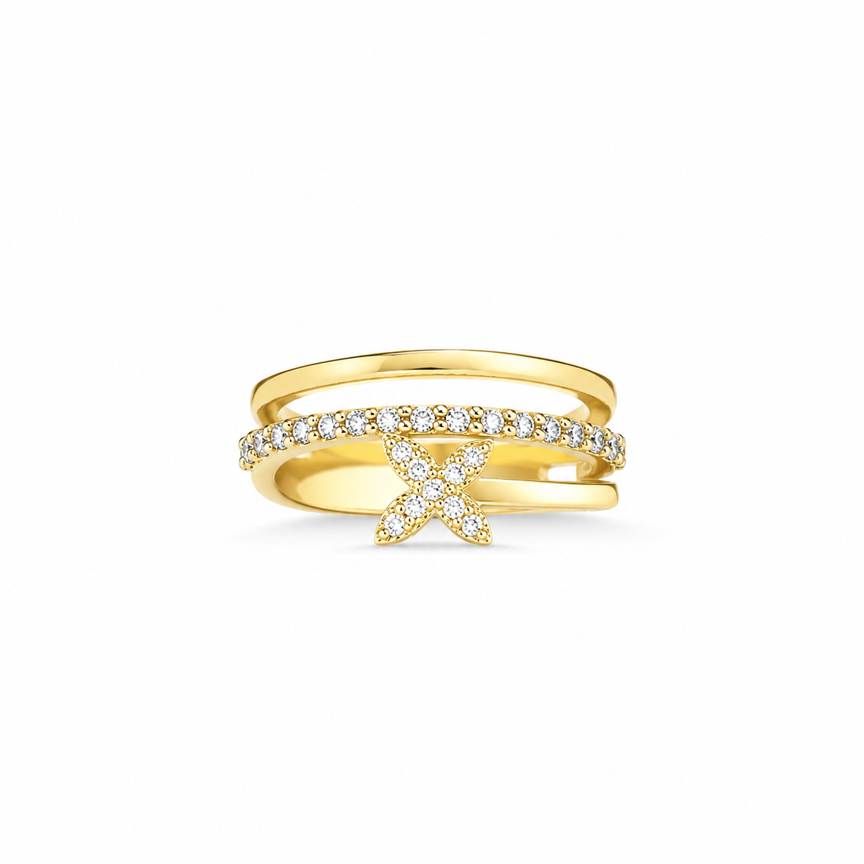Lumière Butterfly Ring