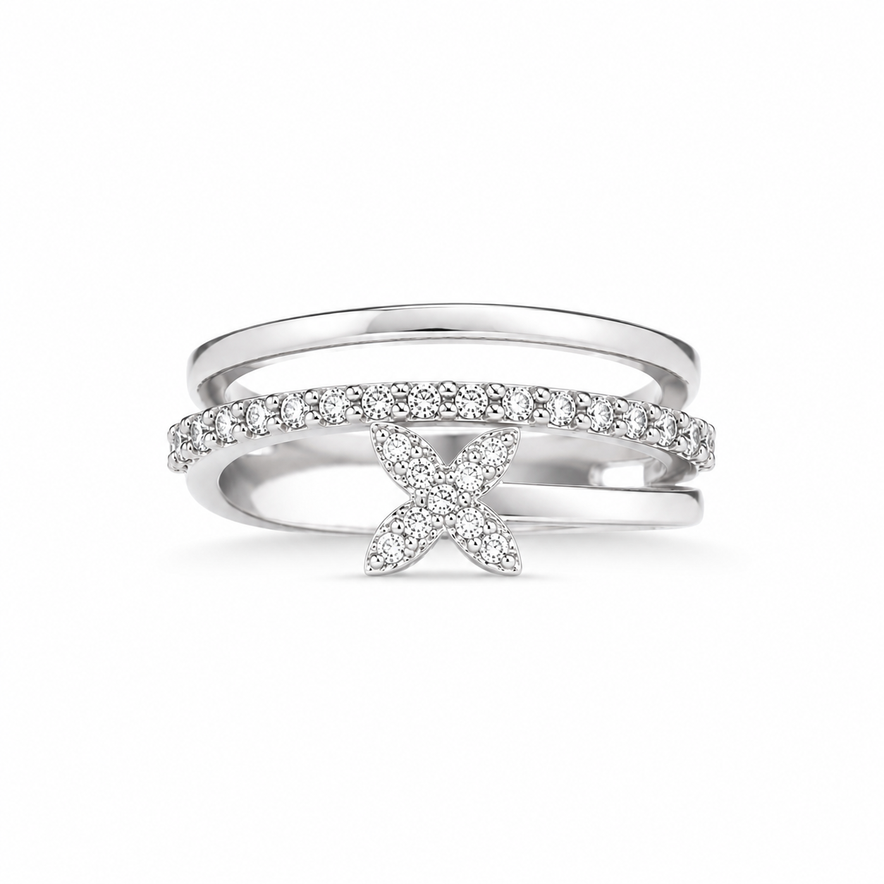 Lumière Butterfly Ring