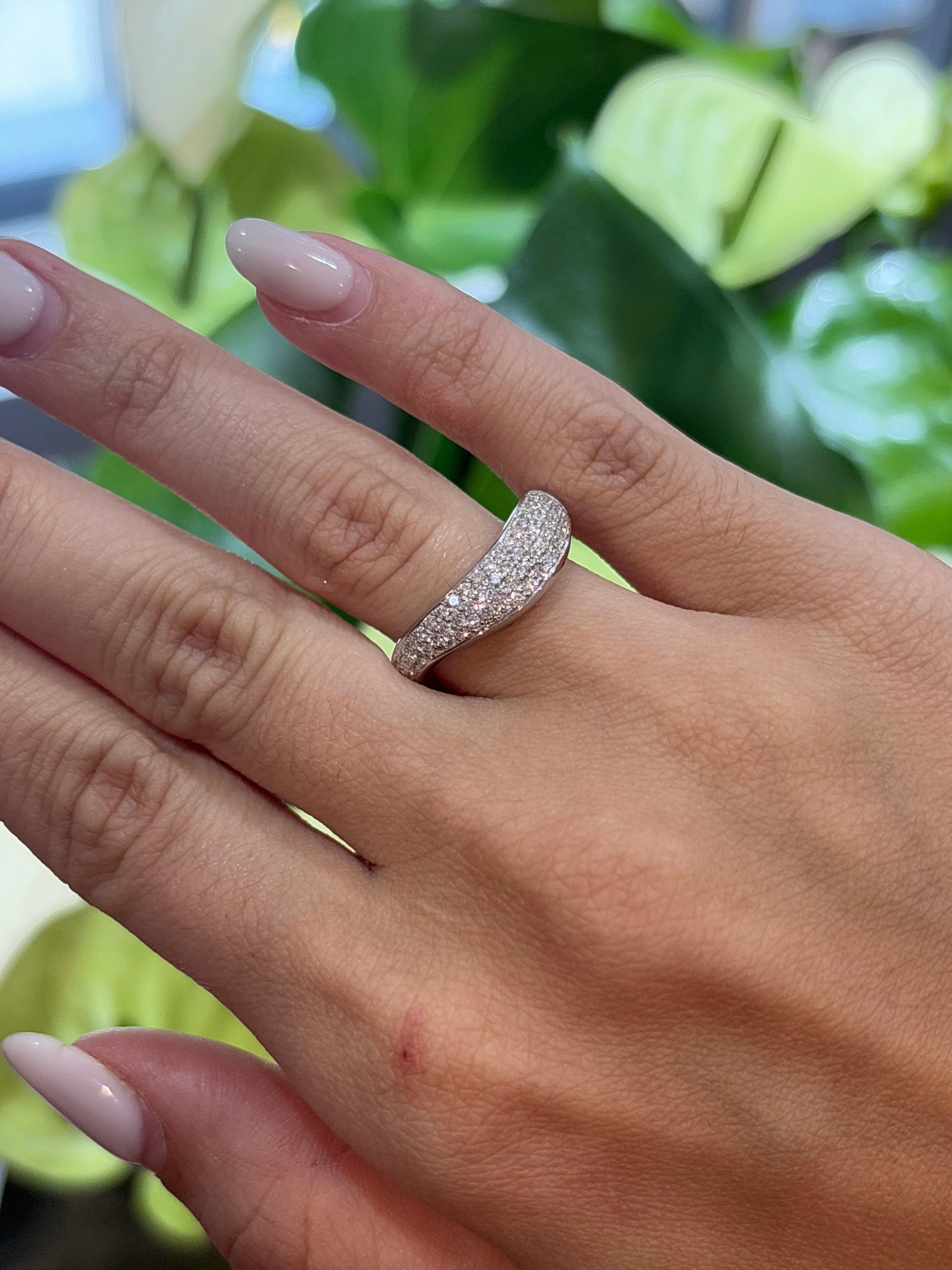 Wave Diamond Ring