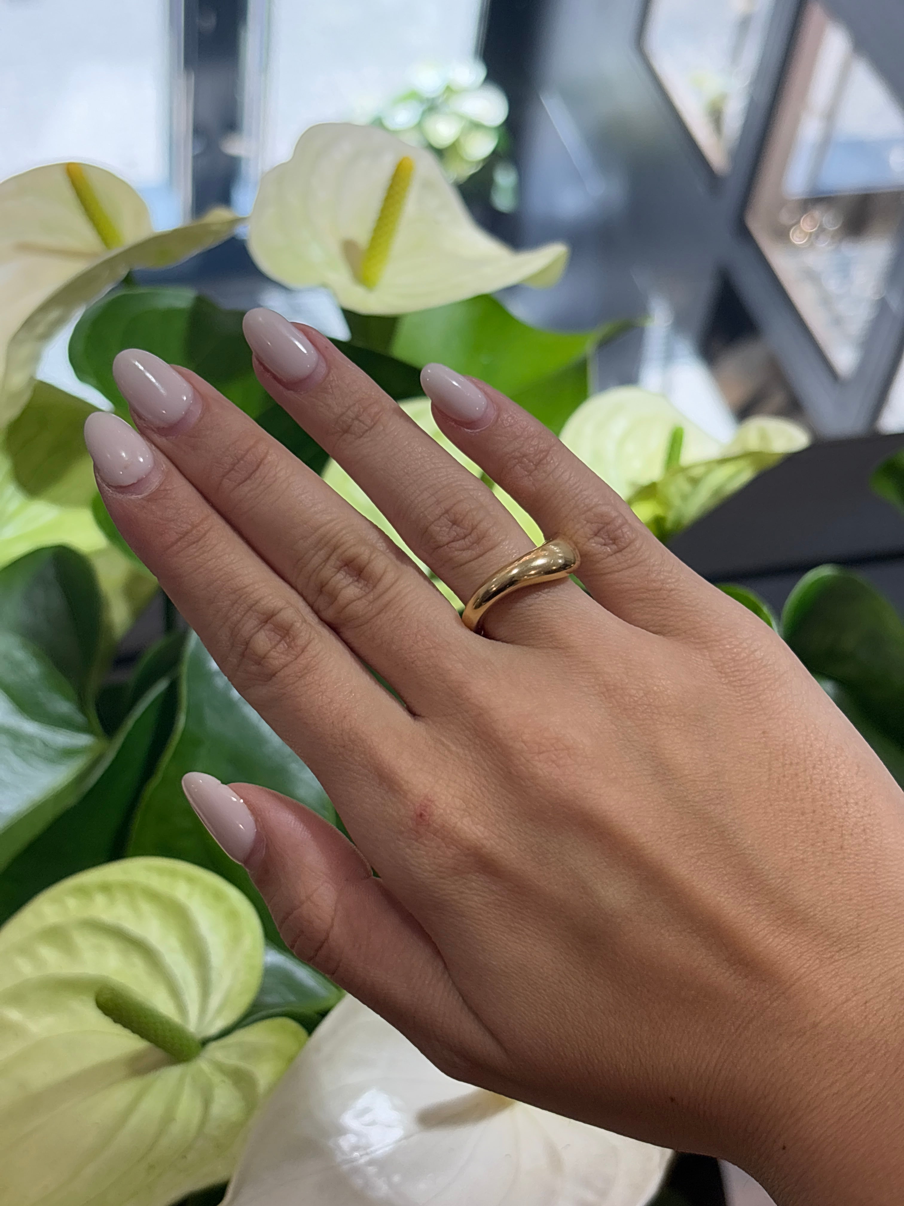 Golden Wave Ring